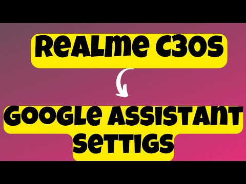Realme C30s Google Assistant Setting || off google assistant #c30s