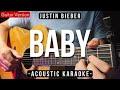Baby [Karaoke Acoustic] - Justin Bieber [HQ Audio]