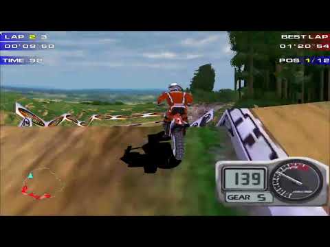 Moto Racer 2 Speedrun - Hole Shot Full Race in 3:55.61 WR