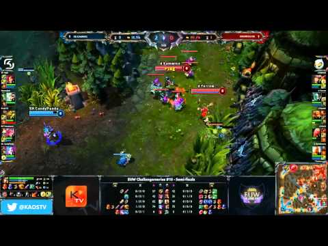 SK-Gaming Vs. Dignitas UK Map 3 - Semi-finals - EUW Challenger Series #15