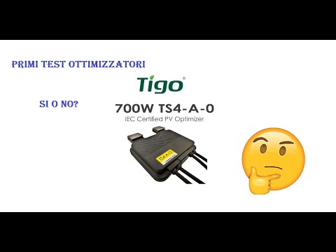 Prova ottimizzatori Tigo TS4-A-O
