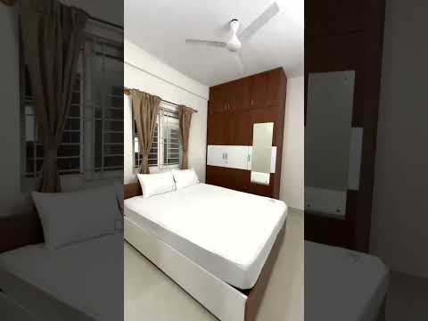 Video thumbnail for E402: Fully Furnished 2 BHK Flat for rent in Whitefield | Kots Soir