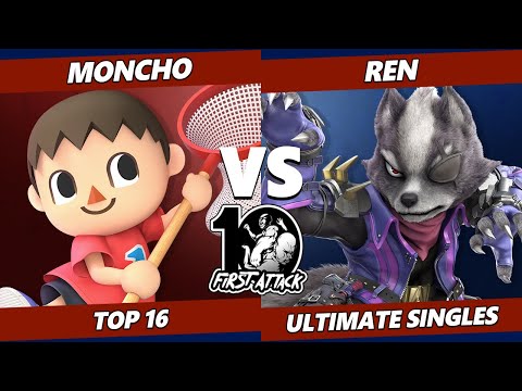 First Attack 2022  - Moncho (Villager) Vs. ReN (Wolf) Smash Ultimate Tournament