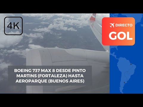 Vuelo Directo Fortaleza Buenos Aires Aeroparque Boeing 737 Max 8 GOL