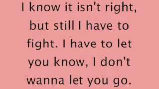 Weezer - I don&#39;t want to let you go / Lyrics