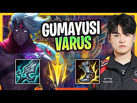 GUMAYUSI PERFECT GAME WITH VARUS! | T1 Gumayusi Plays Varus ADC vs Draven!  Season 2024