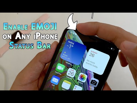 Enable Emoji on iPhone’s Status Bar