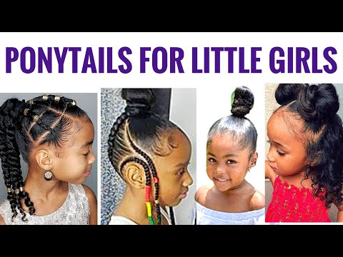 Ponytail Hairstyles For Black Girls || Cute Kids...