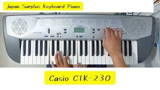 Video thumbnail for Casio CTK-230 (49 Keys) by AC Keys Online Shop