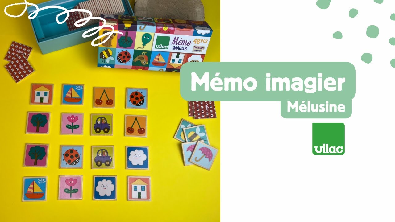 Vilac Drevená pamäťová hra so zvieratkami z farmy