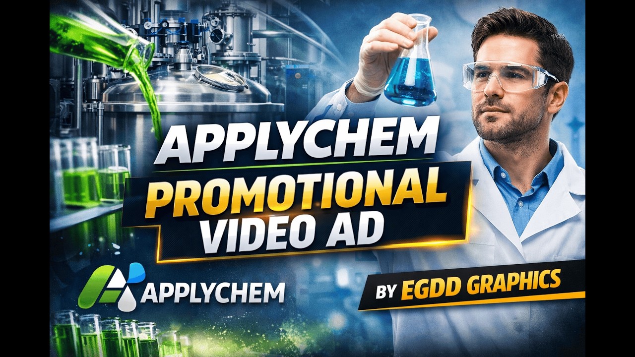 ApplyChem Promotional Video Ad | Creative Commercial by EGDD Graphics
