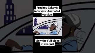 Freekey Zekey’s interview: Animated version 😂😂😂 view the full video #dipset #diplomats #harlem