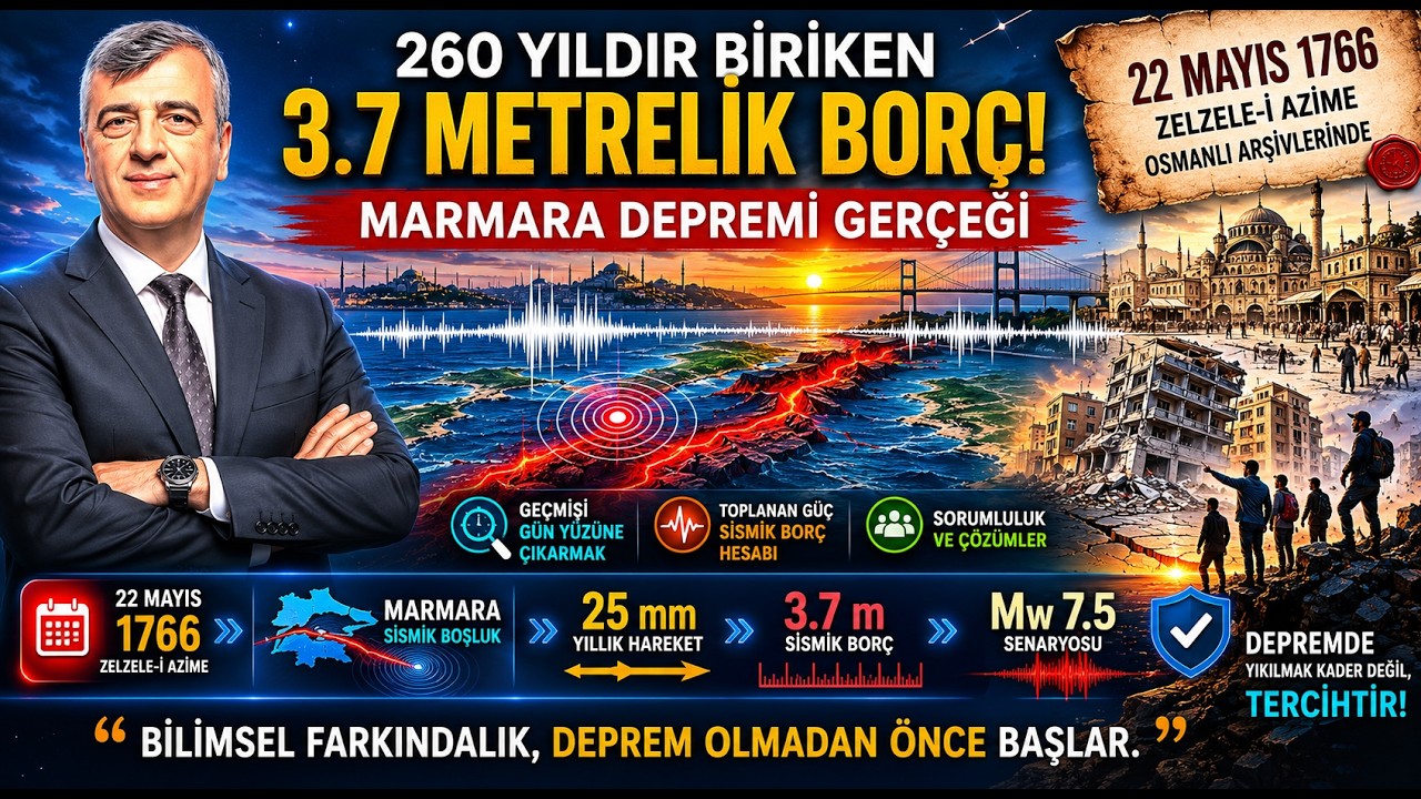 22 Mayıs 1766 Zelzele-i Azime — Prof. Dr. Ali Osman Öncel