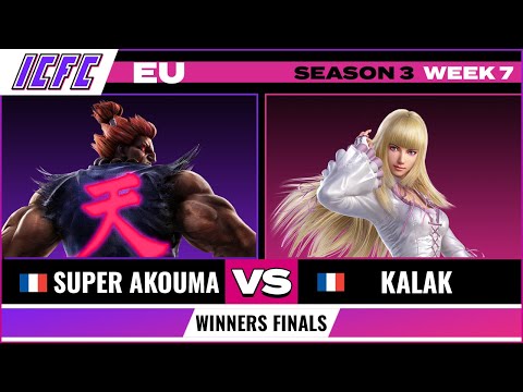 Super Akouma (Akuma) vs Kalak (Lili) Winners Finals: ICFC EU Tekken 7 Season 3 Week 7