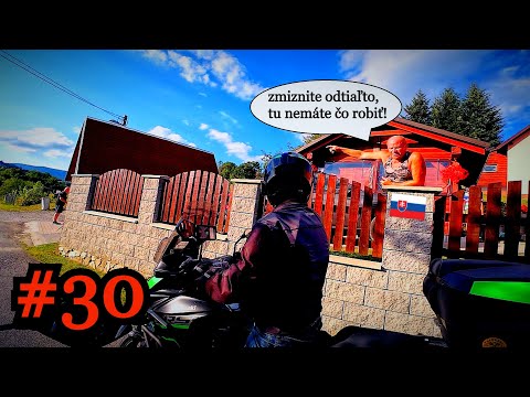 Motovlog #30 Do Polska na pizzu a přes Slovensko domů. Vyhodili nás ze Slovenska?