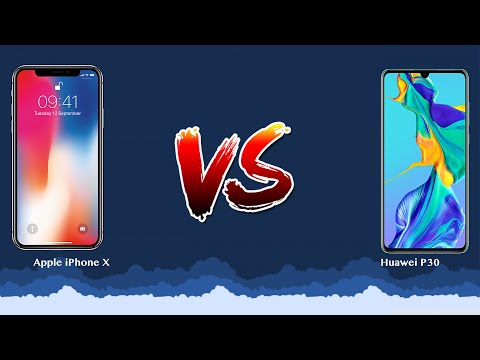 Apple iPhone X vs Huawei P30   - Phone battle!