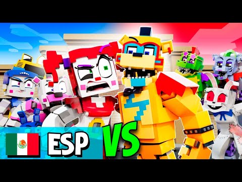 SISTER LOCATION VS SECURITY BREACH - ANIMACIÓN EN ESPAÑOL LATINO