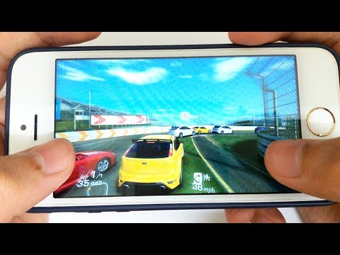 iPhone 5s: gaming Performance Test in 2018 - Real Racing Gameplay