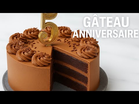 Recette gâteau anniversaire génoise chocolat banane