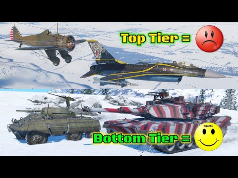 How Top Tier Is Different From Low Tier In War Thunder