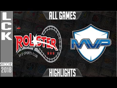 KT vs MVP Highlights ALL GAMES | LCK Summer 2018 Week 8 Day 3 | KT Rolster vs MVP
