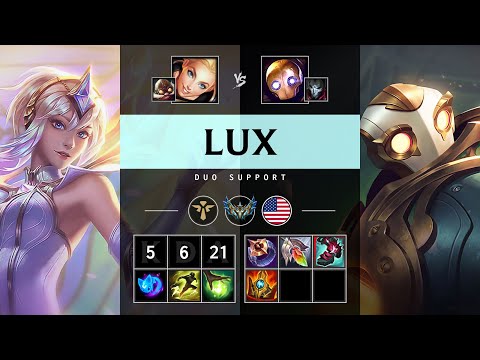 Lux Support vs Blitzcrank - NA Challenger Patch 25.19