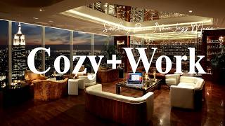 Exquisite Work Jazz | Soothing Bossa Nova Jazz Music For Deep Relaxatio In A Cozy Office Ambience