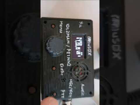 SSB QRP QSO with 2 Watts. TruSDX and a simple Dipole. Germany-Netherlands