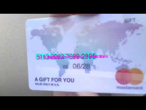Scan VISA Card