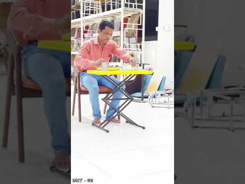 Multi  use height adjustable table