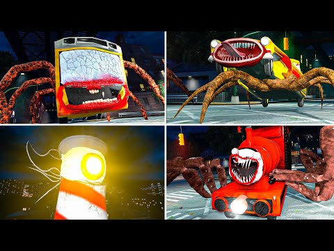 SCARY CURSED CHO CHO CHARLES, BUS EATER, CAR EATER, LIGHTHOUSE FOUND ME!!! | GMOD HORROR REALISM