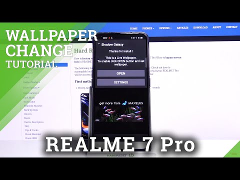 How to Download & Apply Galaxy Wallpaper in REALME 7 Pro – Find Galaxy Wallpaper