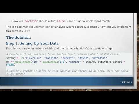 Testing for Whole Words in a String Using grepl in R