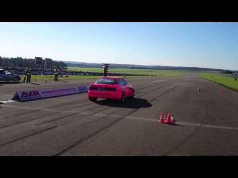 Schnellster Audi 90 der WELT!! Dutter Racing Audi 1250HP, Flugplatzblasen 2014, J  Dutter, 8,7sec
