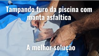 Como consertar furo na piscina inflável ou estrutural. Essa é sem dúvida a melhor solução.
