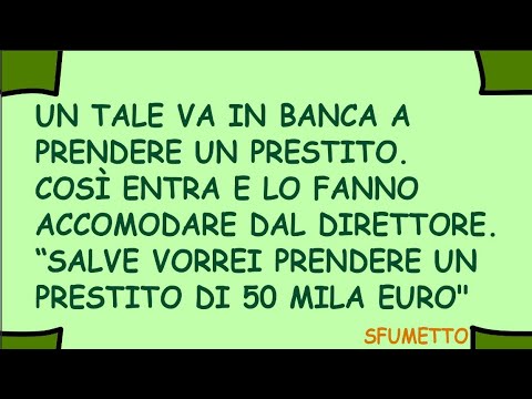 barzelletta del prestito in banca