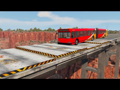 Cars vs Trembling Bridge - BeamNG Drive | BeamNG ICE