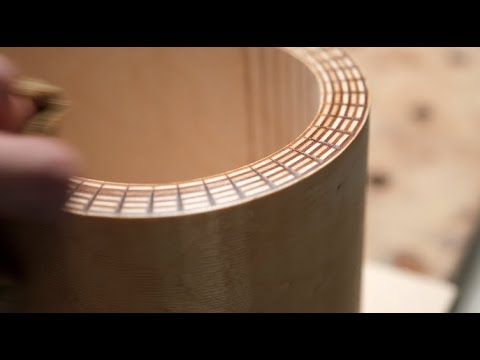 DIY - KERF BENT PLYWOOD SHELF