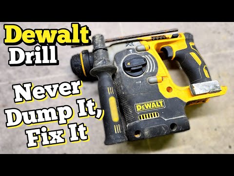 Never Dump these Dewalt SDS Cordless drills, They can be fixed. Dewalt hammer drill fix.