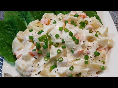Healthy and Creamy Potato Salad Recipe with Pineapple and Carrots | How To Make Potato Salad