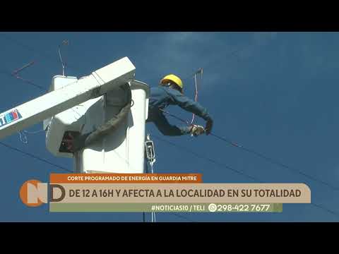 Jueves con cortes programados de energía en General Roca, Guardia Mitre y Las Grutas