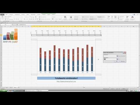 PIMP MY CHART - Video 001 - Gestapelte Säulen mit Totalwerten