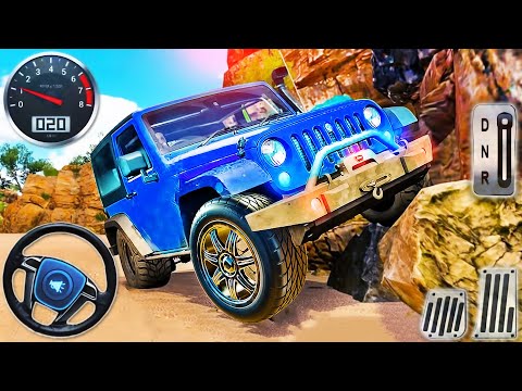 Offroad Hammer Truck Driving Simulation 2020 - Real Jeep 4x4 SUV Hill Drive - Android GamePlay