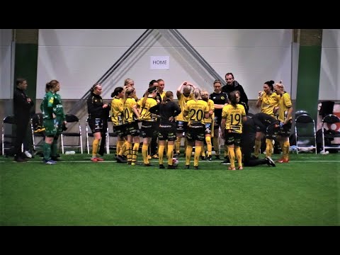 IF Elfsborg Dam - Degerfors IF 2-1. Träningsmatch Rydahallen 2020-02-29!