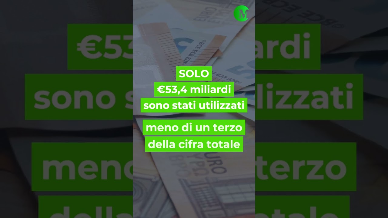 🔍 PNRR: perché solo il 27,5% dei fondi è stato speso? 🇮🇹💶