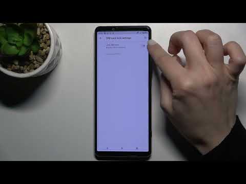 How to Set Up PIN to SIM Card in Sony Xperia 5 III - Lock SIM Card with PIN Code