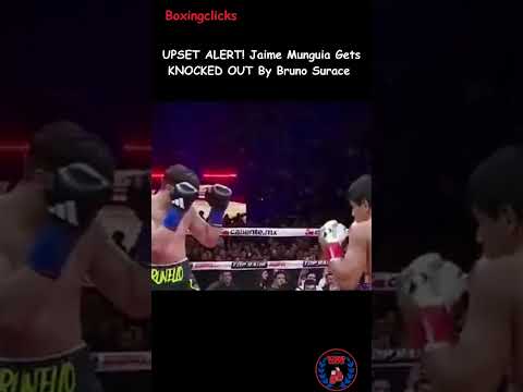 UPSET ALERT! Jaime Munguia Gets KNOCKED OUT By Bruno Surace