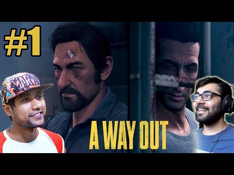A WAY OUT Walkthrough PART #1 "PRISON ESCAPE" CO-OP W/ Kaptain Sydney