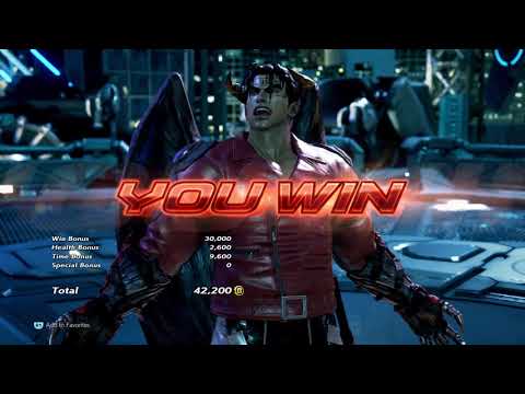 Devil Jin beams annoying Raven in the face