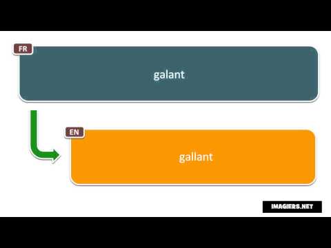 Say it in French =  gallant